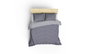L'essentiel linge de maison Juego de funda de edredón doble Bamboo - Azul